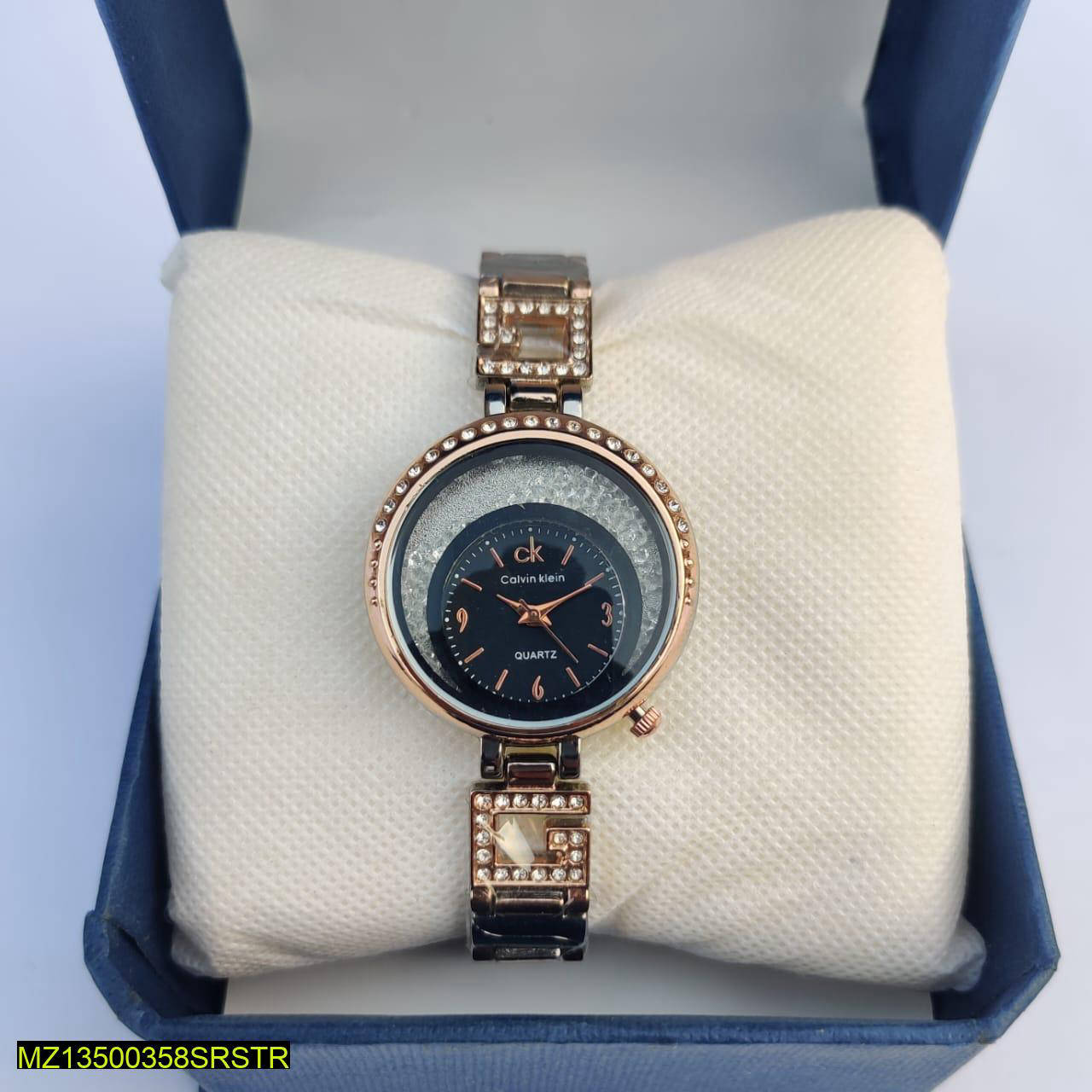 Women's stainless steel classic wrist watch