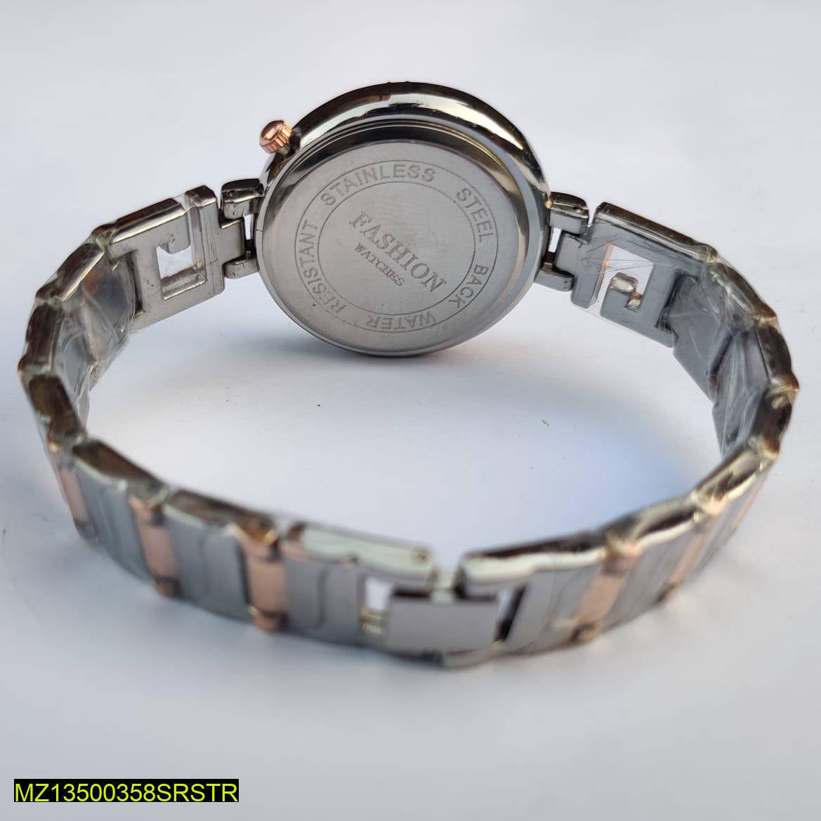 Women's stainless steel classic wrist watch
