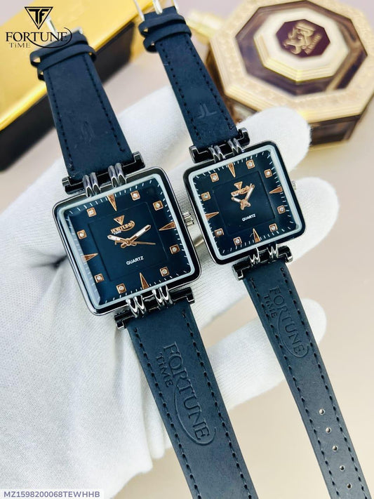 Stylish Quartz Square Watch for Couples